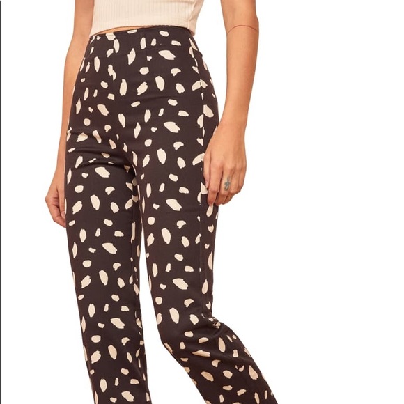 REFORMATION MARLON SPLOTCH PANTS - Picture 4 of 9